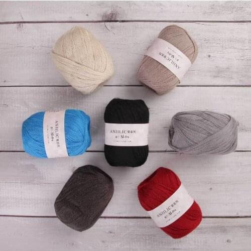 Cotton linen medium fine yarn knitting crochet threads for knitting alize Cross-stitch (36.6% linen +33.4% tencel +30% cotton)