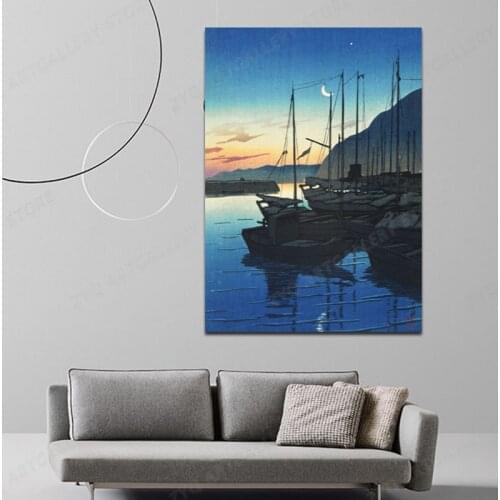 Morning In Beppu Canvas Decoration Prints Poster Pictures Home Decor Living Room Bedroom Art Painting Anime