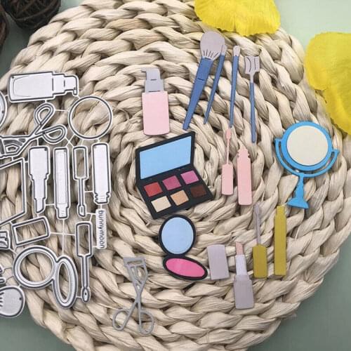 Cosmetics Metal Cutting Dies Stencils Scrapbooking Embossing Paper Craft Making