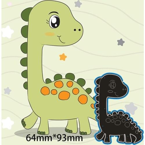 Metal Cutting Dies LITTLE DINOSAUR New for decor card DIY Scrapbooking stencil Paper Album template Dies 64*93mm