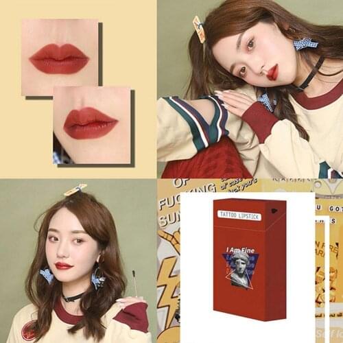 New Lipstick Microbrush Long Lasting Waterproof Disposable Brushes Cotton Swab Lipsticks Korean Cigarette Lip Glaze Cosmetic