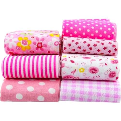 F032# new fabric strips pink sets jelly roll patchwork 5cmx100cm handmade crafts tildas textile quilting fabric strips