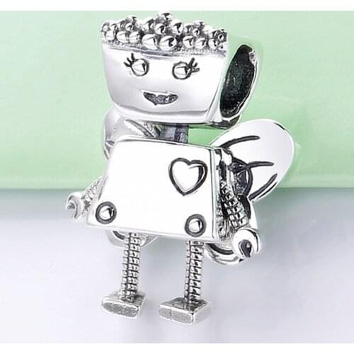 Original Cute Limited Edition Floral Bella Bot Beads Fit 925 Sterling Silver Bead Charm Bracelet Bangle Diy Jewelry
