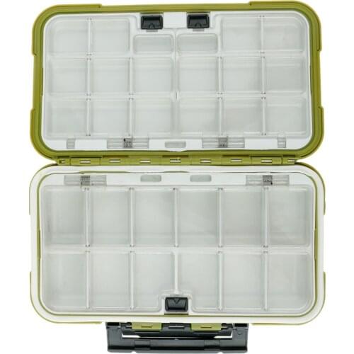 Plastic Fishing Lure Box Organizer Waterproof Bait Case Saltwater Freshwater