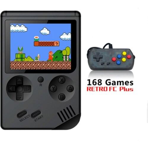 Portable Retro Mini Pocket Handheld Game Player Easy Operation USB Charging 168 Classic Games Support TV Output Vido Gam