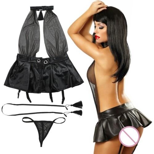 Role Play Women Porno Babydoll Underwear See-through Erotic Dress Sex Clothes Sexy Lingerie Hot Erotic Sexy Costumes