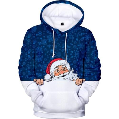 The Newest 3D Merry Christmas Hoodies Sweatshirt Men Women pullovers Popular Autumn Hip Hop Hoodie Boys Girls Casual Tracksuits