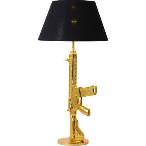 Modern LED Resin Floor Lamps Battlegrounds M416 Bedroom Living Room Decoration Nordic Indoor Floor Light Lighting Standing Lamp