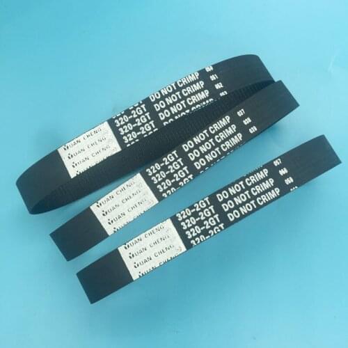 Inkjet printer small timing belt 320-S2M for Infinity Challenger phaeton O ring flex belt 320-2GT For X Y Axis flex flat belt