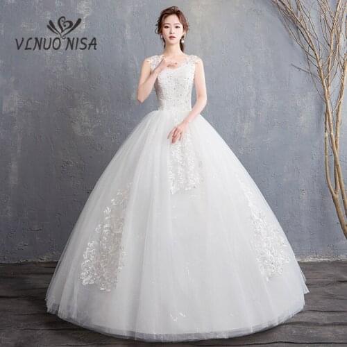 Sleeveless Wedding Dresses VLNUO NISA China