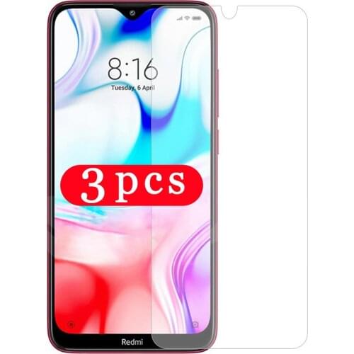 3Pcs tempered glass for xiaomi redmi 10X 9C 9A note 9 9S pro max 8A 8T 8 pro protective film phone screen protector on the glass