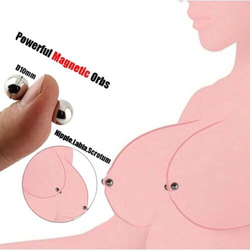 2/4/6Pcs Nipple Clamps Orbs Female Breast Massage Clit Masturbator Nipples Orb Stimulators Adult Game Sex Toys