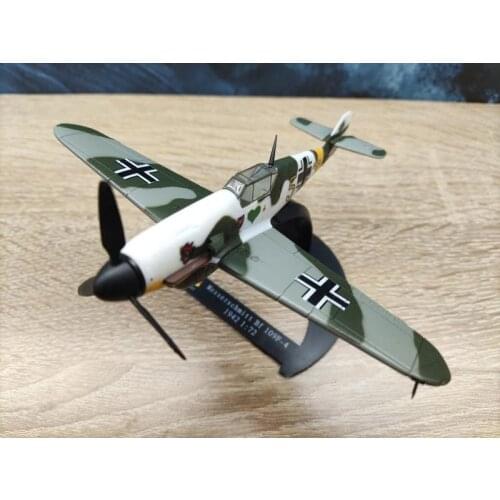 1/72 Scale German World War II BF109 F4 Plane Army Fighter Aircraft Airplane Models Toys Adult Plane Collectible Gifts Souvenir