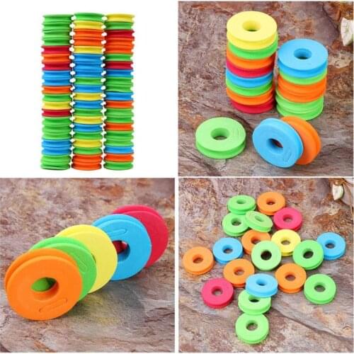100pcs Foam Winding Wire Board Swivel Spools for Fishing Line Accessories de tablero de bobinado Fish Tackle Pesca Iscas Tools