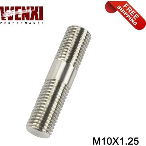 10mm M10x1.25 EXTENDED Wheel Stud Conversion Tall Lug Bolts / SCREW ADAPTER kit Double End WX-DEB01