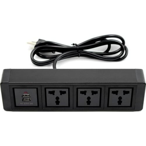 3*US power +2*charge USB ,Tabletop socket /hidden/ spring open Information outlet /Office conference room shipping fees