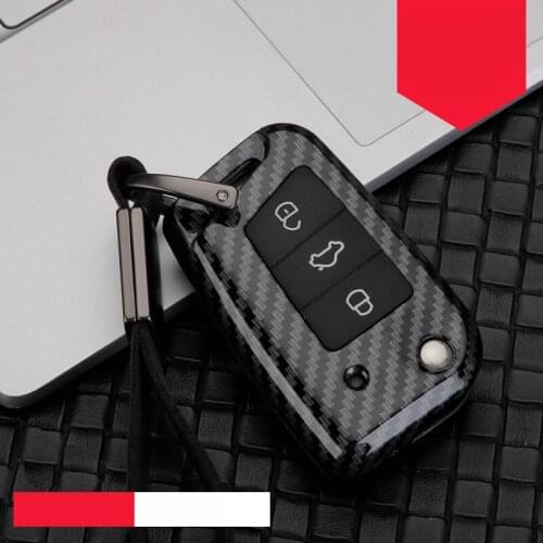 Zinc Alloy Silicone Car Key Case Cover Shell For Volkswagen VW Golf 7 mk7 Seat Ibiza Leon FR 2 Altea Aztec For Skoda Octavia