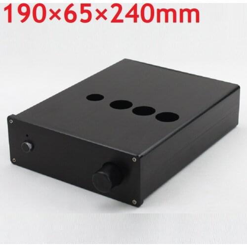 DIY Tube Amplifier Chassis Power Amplifier Supply Enlcosure Aluminum Case W190 H65 D240