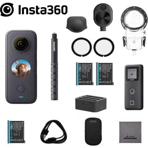 Insta360 One X2 5.7K VR Vedio Action Panoramic 360 Camera Insta 360 One X2 10M Waterproof FlowState Stabilization Sport Camera