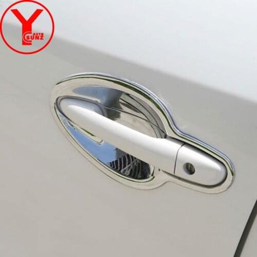 Chrome door handle bowl insert cover For mazda cx5 cx 52013 2014 2015 2016 parts accessories car styling For mazda cx-5 YCSUNZ