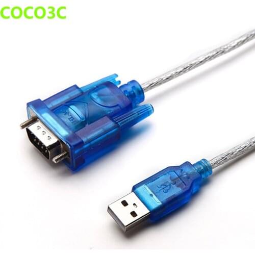 USB to RS232 cable USB 2.0 to DB9 Male cable COM Port Serial PDA 9Pin Port Cable Adapter support Win 7 8