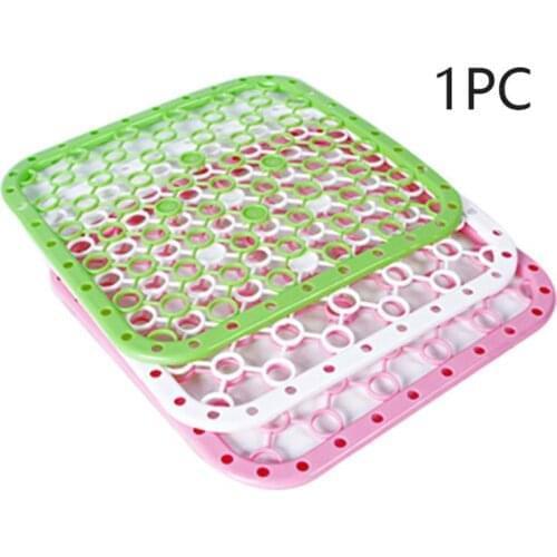 Square Kitchen Anti Slip Draining Board Multifunctional Pad Vegetable Fruits Heat Insulation For Dish Sink Practical Accessories
