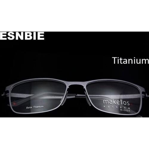 Beta Titanium Eyeglass Frame Women Men Small Myopia Prescription Eyewear Ultralight Square Full Rim Korean Glasses Frames