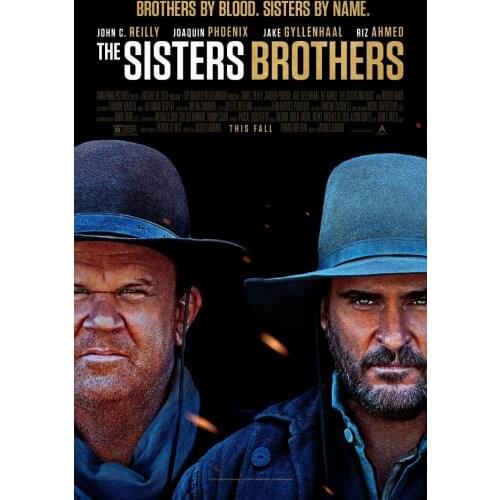 The Sisters Brothers Movie Art print Silk poster Home Wall Decor