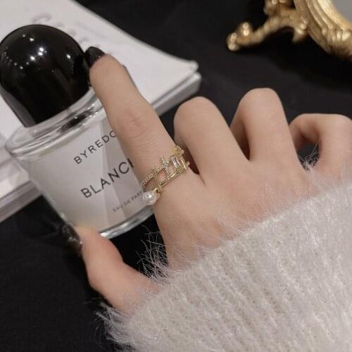 2021 New Fashion Trendy Opening Adjustable Temperament Party Ring Retro Personality Fun European And American Ring Female