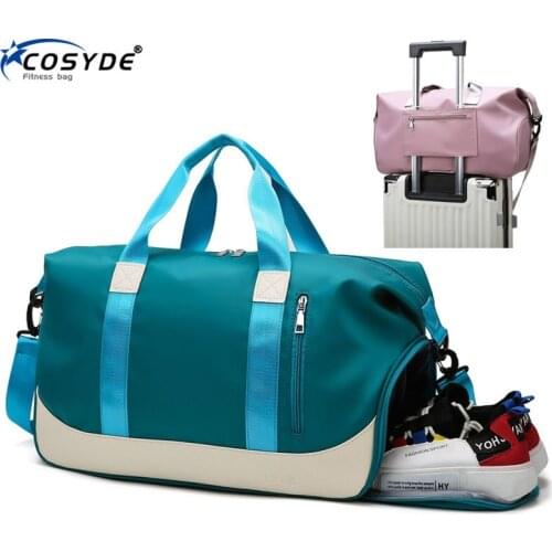2021 New Dry Wet Fitness Bag Gym Bags Nylon Training Shoulder Men Bag Travel Sac De Sport Tas Yoga Gym Bag Swim Women Gymtas Bag