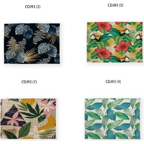 Flower leaves Rectangular tablecloths Oilcloth on table Flexible glass table protector kitchen accessories Dining tables table
