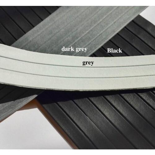 Self-adhesive EPDM Rubber Foam Gasket Gap Seal Strip Insulation Acoustic Soundproof Cushion Tape 9x2mm Dark Gray odd