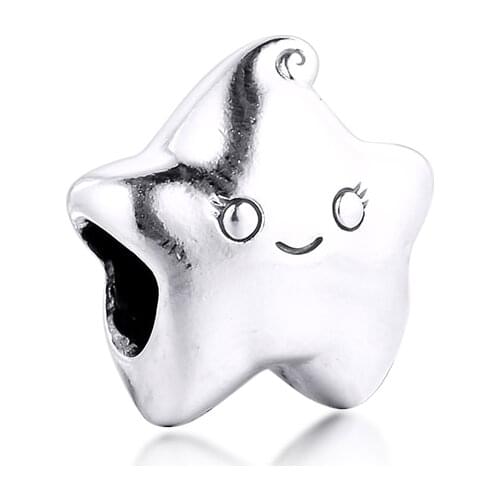 CKK Winter Isa the Star Charms 925 Original Fit Pandora Bracelets Sterling Silver Beads for Jewelry Making DIY Christmas