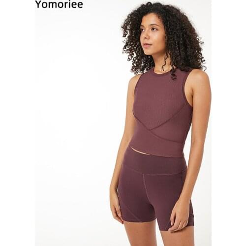 Sports Underwear Workout Womens Running Fitness Vest Long Stretchy Yoga Vest Gym Sexy Breathable Shirts Outwear Yomoriee