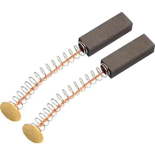UXCELL Hot Sale 2 Pcs Electric Grinder Replacement Motor Carbon Brushes 6x8x24mm Power Tool 65mm/2.55" Length
