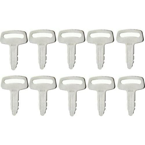 10 Pcs 53630 Ignition Key For Kubota Thomas Wheel Loader Excavator Thomas Skid Steer Model RC101-53630 Free Shipping