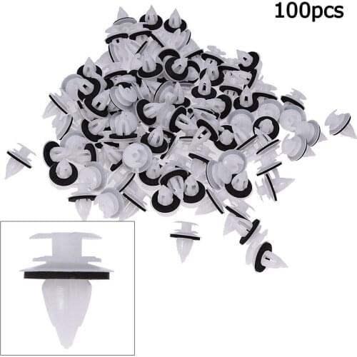 100 pcs/pack Door Panel Clips with Seal Ring For BMW E34 E36 E38 E39 E46 X5 M3 M5 Z3