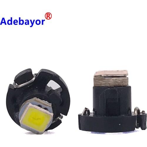 10x T3 LED 2835 SMD Car Gauges Lights Auto Dashboard Instrument Light Cluster Bulbs for Car Dash Lamp12V White Replacement Bulb