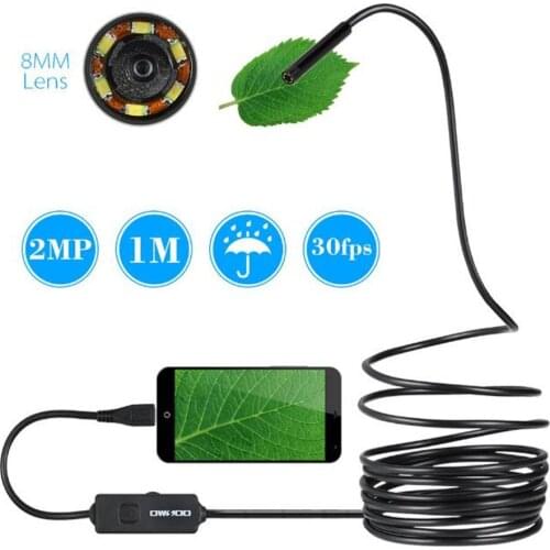 2MP 1200P WIFI/USB Endoscope for iphone&android Wireless Inspection Borescope Camera Handheld Otoscope