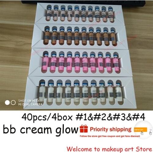 5ML 10pcs/box Mesowhite BB Cream stayve Starter Kit mixed color BB Booster Foundation Makeup Base Brightening Treatment
