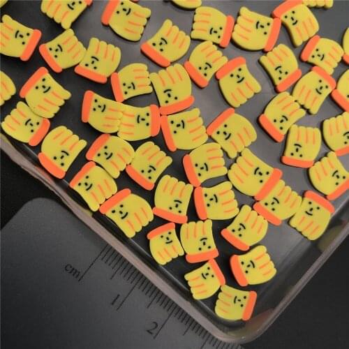 60g Banana Polymerclay,Soft Clay Sprinkles For Kids Diy/Craft Diy Making/Nail Art/Scrapbook Decoration/Craft Filler