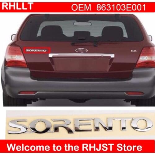 863103E001 for Genuine OEM 'Sorento' Trunk Emblem for Kia 2003-2009 Sorento 86310-3E001