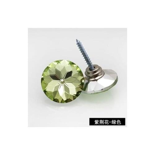 A15 20MM Crystal glass soft bag crystal button sofa bedside KTV background wall drill button decorative button DIY button
