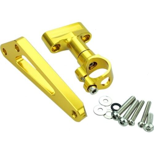 Aluminum Motorcycle Adjustable Steering Stabilizer Damper Mounting Bracket Support Kit For HONDA HORNET CB600F Hornet 2007-2016