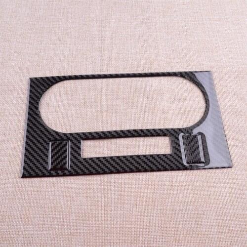 3pcs/Set Car Front Air Conditioning Panel Trims Covers Carbon Fiber Fit for Dodge Challenger 2008 2009 2010 2011 2012 2013 2014