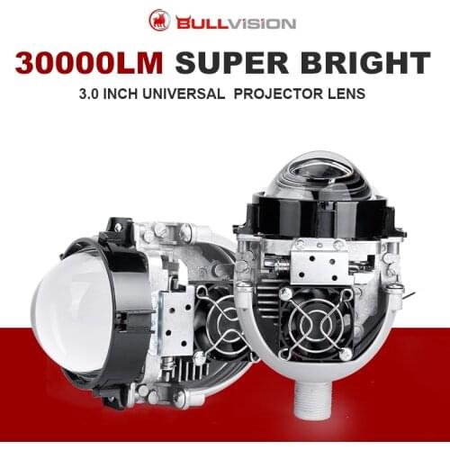 Car BI LED Projector Lens 6000K Hella 3R G5 3.0 inch 100W Universal Led H4 H7 HB3 HB4 Retrofit Modify Projector Headlight DIY