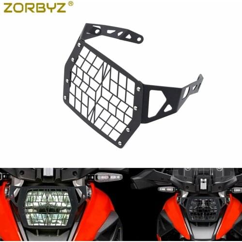 ZORBYZ Motorcycle Black Headlight Guard Grill Protector Cover For Suzuki V-Strom DL1050A 1050XT DL1050 2019-2020