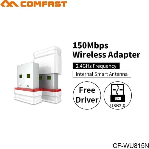 COMFAST CF-WU815N Wifi Adapter Mini Wireless 802.11n USB Network Card 150Mbps 2.4G Windows PC Receiver Wifi Dongle Plug And Play