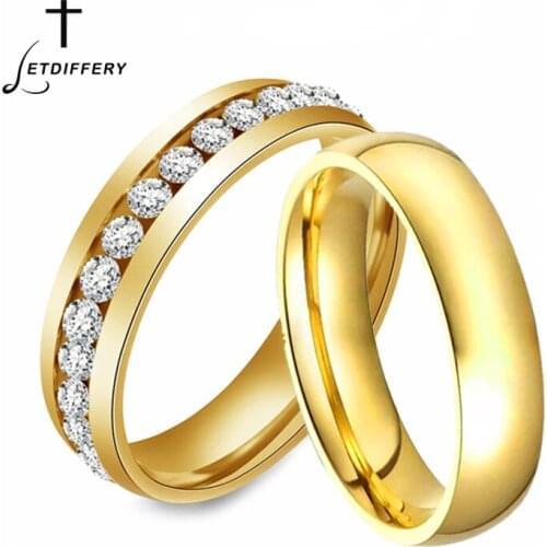 Letdiffery Women's Gold Rings