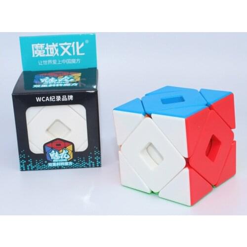 MoYu MeiLong Double Skew Magic Cube New Professional Competition Speed Puzzle Adult Children Toy Gift Game Exercise Brain